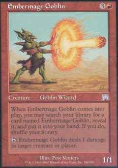 Embermage Goblin (Onslaught) Near Mint Foil