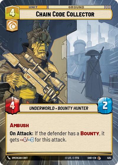 Chain Code Collector (Hyperspace) (Shadows of the Galaxy) Near Mint Foil