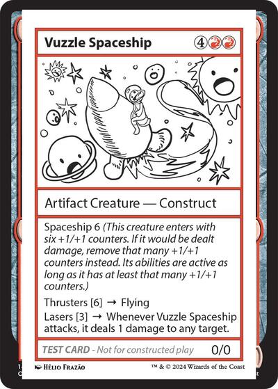 Vuzzle Spaceship (Mystery Booster 2 Playtest Cards) Near Mint