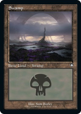 Swamp (33) (Commander: The Brothers' War) Near Mint