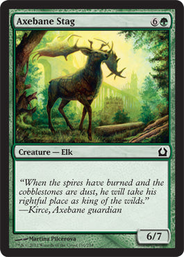 Axebane Stag (Return to Ravnica) Medium Play Foil