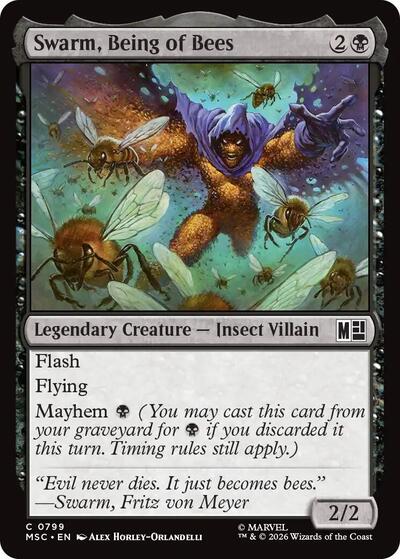 Swarm, Being of Bees (Commander: Marvel Super Heroes) Near Mint