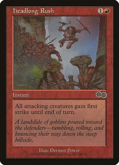 Headlong Rush (Urza's Saga) Near Mint