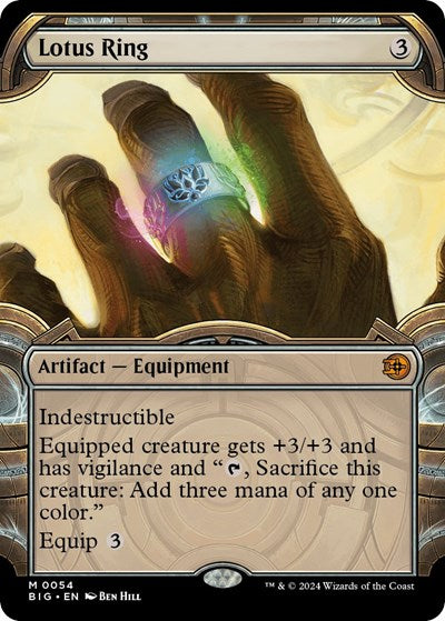 Lotus Ring (Showcase) (Outlaws of Thunder Junction: The Big Score) Near Mint Foil
