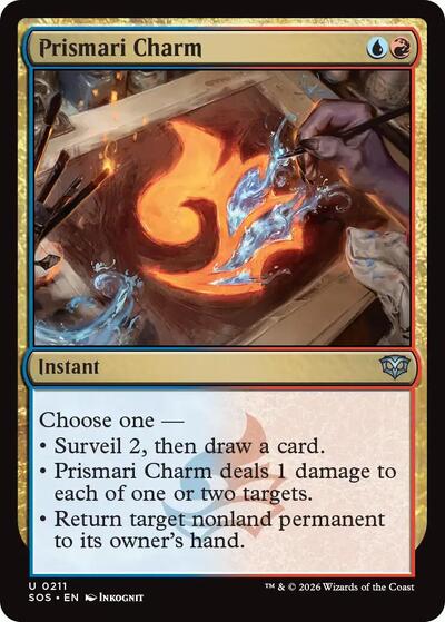 Prismari Charm (Secrets of Strixhaven) Light Play Foil