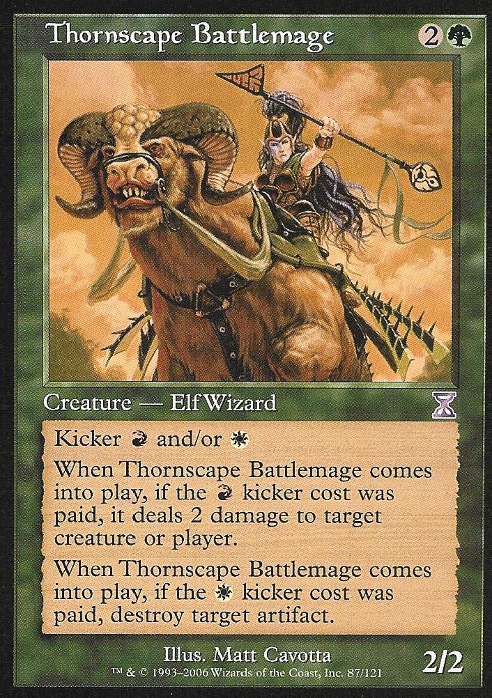 Thornscape Battlemage (Time Spiral Time Shifted) Medium Play