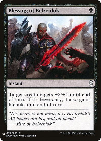 Blessing of Belzenlok (Mystery Booster) Light Play