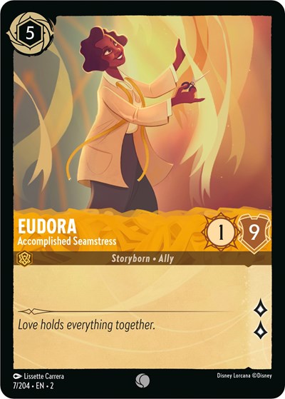 Eudora - Accomplished Seamstress (Rise of the Floodborn) Near Mint Cold Foil