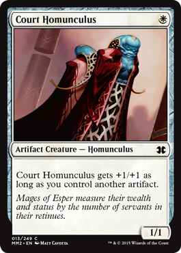 Court Homunculus (Modern Masters 2015) Light Play Foil