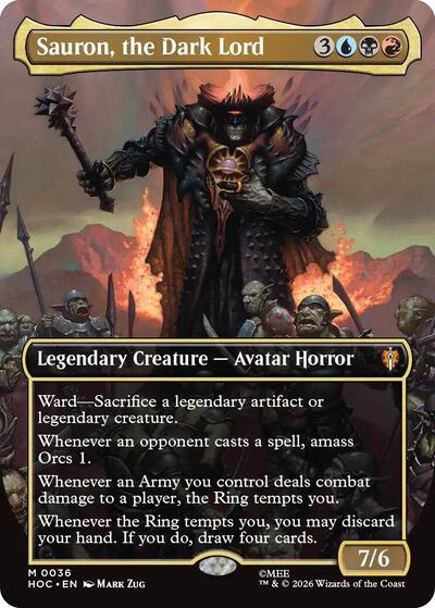 Sauron, the Dark Lord (Borderless) (The Hobbit: Eternal-Legal) Near Mint