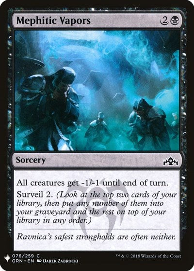 Mephitic Vapors (Mystery Booster) Near Mint