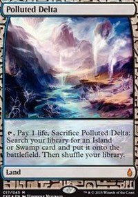 Polluted Delta (Zendikar Expeditions) Medium Play Foil