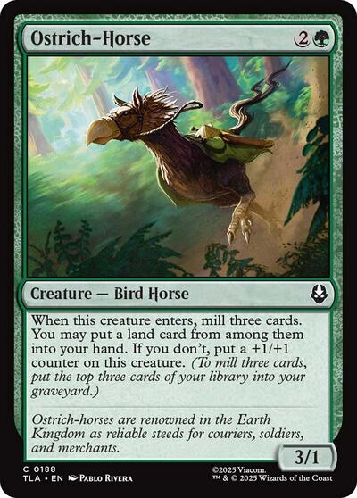 Ostrich-Horse (Avatar: The Last Airbender) Light Play Foil