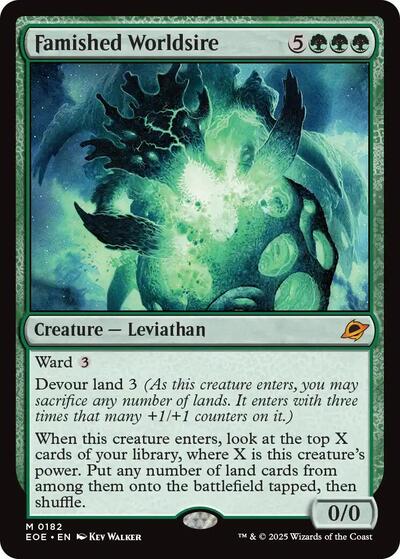 Famished Worldsire (Edge of Eternities) Light Play Foil