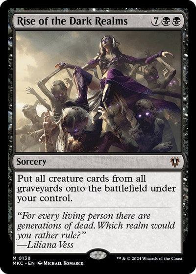 Rise of the Dark Realms (Commander: Murders at Karlov Manor) Near Mint