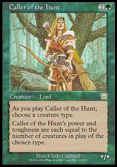 Caller of the Hunt (Mercadian Masques) Near Mint Foil