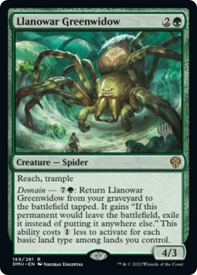 Llanowar Greenwidow (Promo Pack: Dominaria United) Near Mint