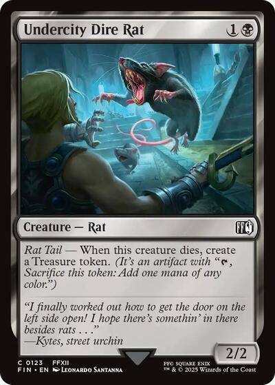 Undercity Dire Rat (Universes Beyond: FINAL FANTASY) Near Mint