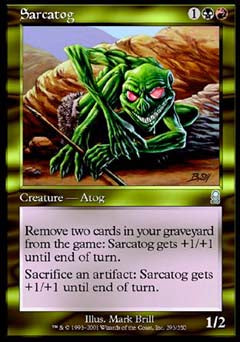 Sarcatog (Odyssey) Heavy Play Foil