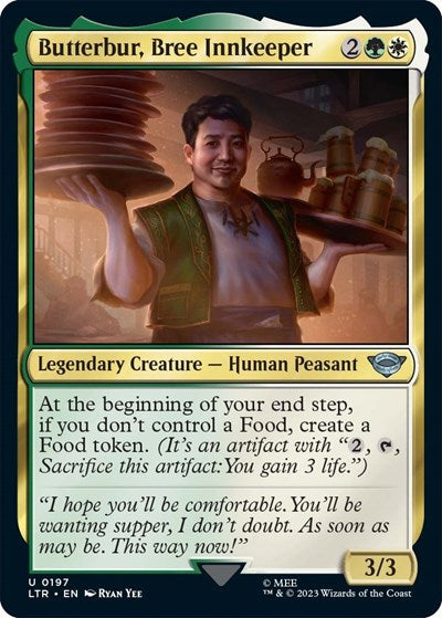 Butterbur, Bree Innkeeper (Universes Beyond: The Lord of the Rings: Tales of Middle-earth) Light Play Foil