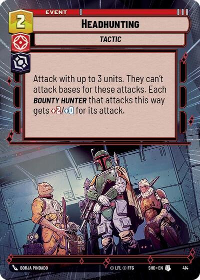 Headhunting (Hyperspace) (Shadows of the Galaxy) Near Mint Foil
