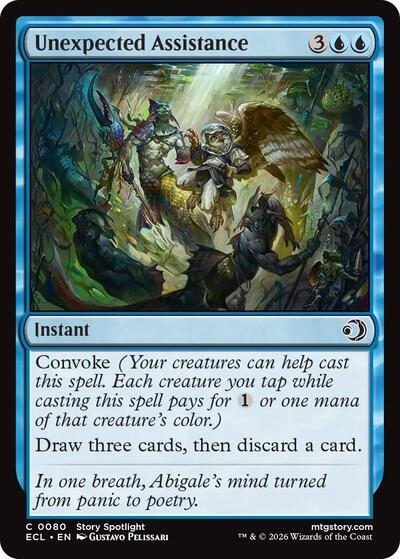 Unexpected Assistance (Lorwyn Eclipsed) Near Mint