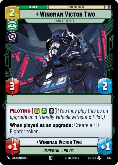 Wingman Victor Two Mauler Mithel (Foil) (Jump to Lightspeed) Near Mint Foil