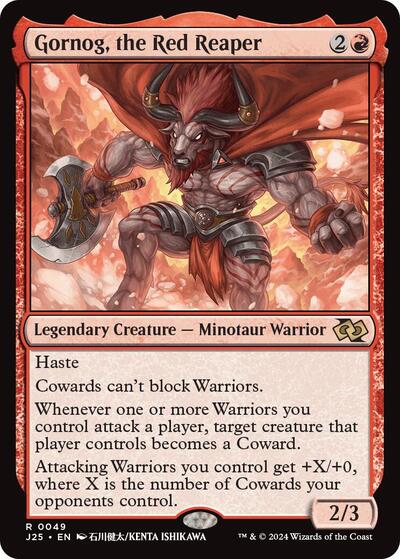 Gornog, the Red Reaper (Anime) (Foundations Jumpstart) Light Play