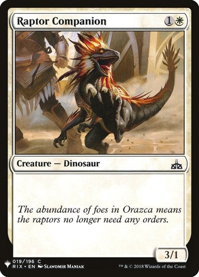 Raptor Companion (Mystery Booster) Near Mint