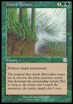 Desert Twister (Mercadian Masques) Medium Play Foil