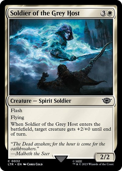 Soldier of the Grey Host (Universes Beyond: The Lord of the Rings: Tales of Middle-earth) Light Play Foil