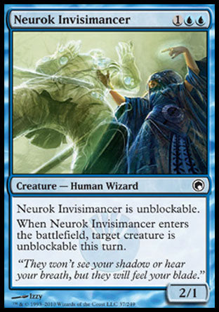 Neurok Invisimancer (Scars of Mirrodin) Medium Play Foil