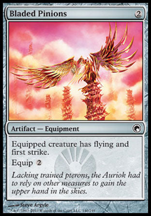 Bladed Pinions (Scars of Mirrodin) Medium Play Foil