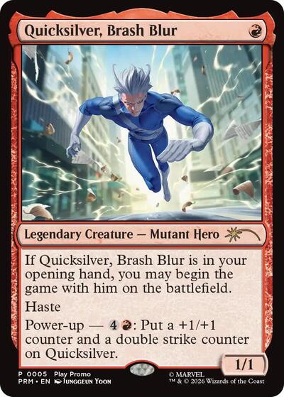 Quicksilver, Brash Blur (Standard Showdown Promos) Near Mint