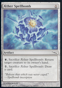 Aether Spellbomb (Mirrodin) Light Play