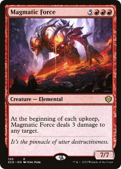 Magmatic Force (Commander 2022 Starter Decks) Near Mint