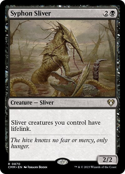 Syphon Sliver (Commander Masters) Light Play