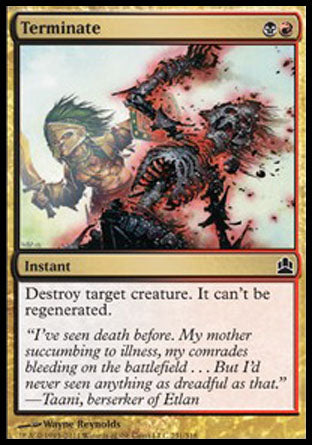 Terminate (Commander) Medium Play