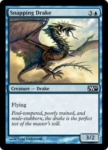 Snapping Drake (Magic 2010 Core Set) Light Play Foil