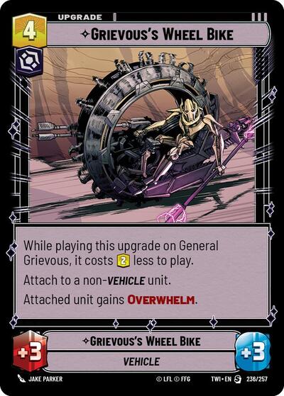 Grievous's Wheel Bike (Twilight of the Republic) Near Mint