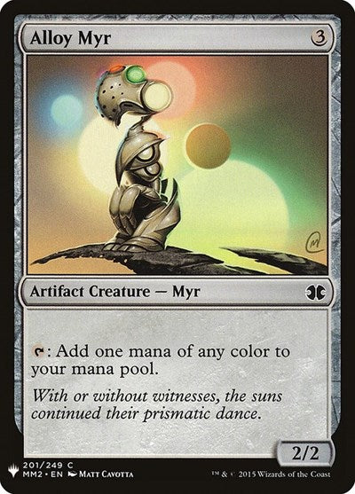 Alloy Myr (Mystery Booster) Light Play