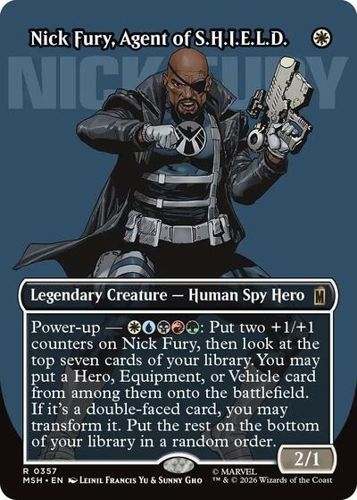 Nick Fury  Agent of S H I E L D   Borderless   0357|1|0|0.00