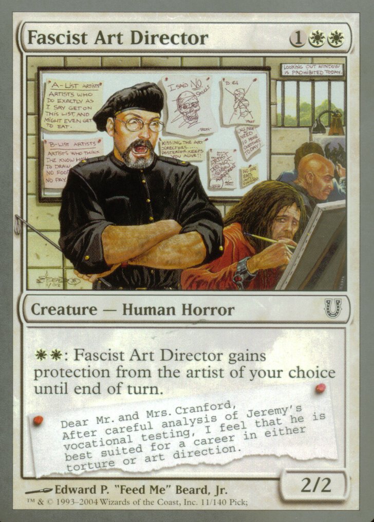 Fascist Art Director (Unhinged) Near Mint Foil