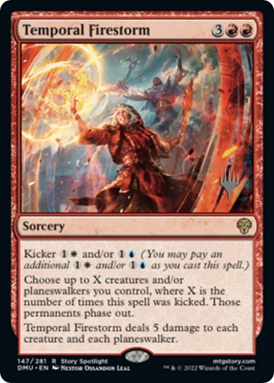 Temporal Firestorm (Promo Pack: Dominaria United) Near Mint