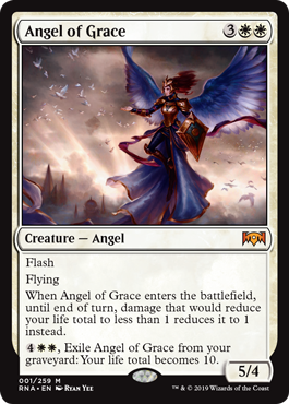 Angel of Grace (Ravnica Allegiance) Heavy Play