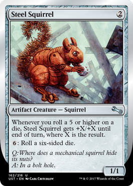 Steel Squirrel (Unstable) Near Mint Foil
