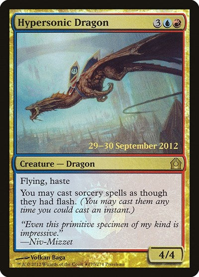 Hypersonic Dragon (Promos: Prerelease Cards) Near Mint Foil