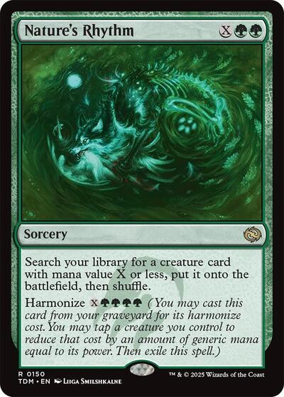 Nature's Rhythm (Tarkir: Dragonstorm) Near Mint