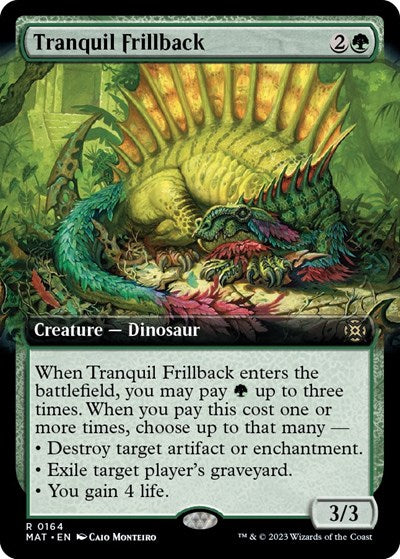 Tranquil Frillback (Extended Art) (March of the Machine: The Aftermath) Light Play