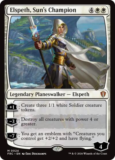 Elspeth, Sun's Champion (Commander: Reality Fracture) Near Mint